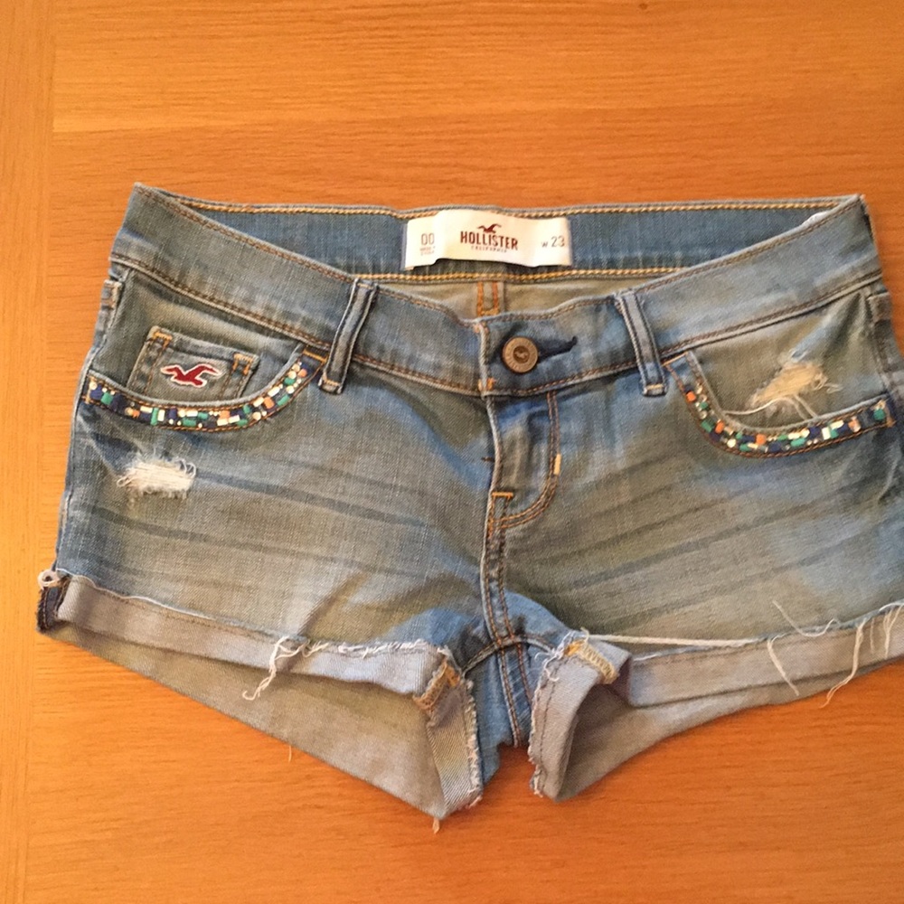 Hollister denim shorts